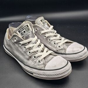 Converse All Star Silver Sneakers